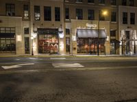 Downtown Detroit at Night: Urban Lights Illuminate the City