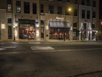 Downtown Detroit at Night: Urban Lights Illuminate the City