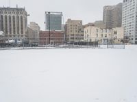 Downtown Detroit Winter View 002