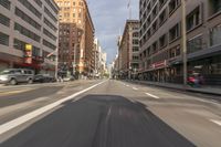 Downtown Los Angeles: Asphalt Road and Cityscape