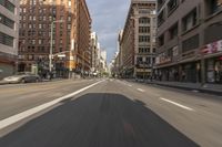 Downtown Los Angeles: Asphalt Road and Cityscape