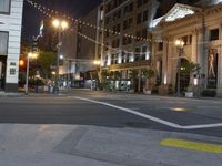 Downtown Los Angeles at Night: A City Bathed in Artificial Light