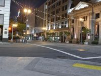 Downtown Los Angeles at Night: A City Bathed in Artificial Light