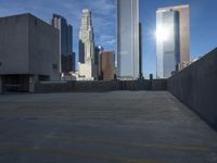 Downtown Los Angeles: City Skyline with Skyscrapers