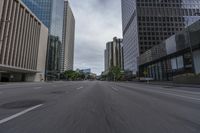 Downtown Los Angeles Cityscape in California