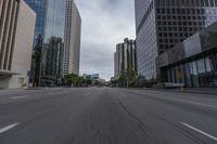 Downtown Los Angeles Cityscape in California