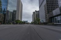 Downtown Los Angeles Cityscape in California