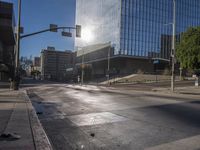 Downtown Los Angeles: A Sunny Day with a Clear Sky