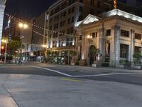 Downtown Los Angeles Night Skyline