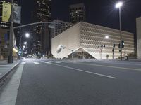 Downtown Los Angeles Nighttime View 004