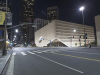 Downtown Los Angeles Nighttime View