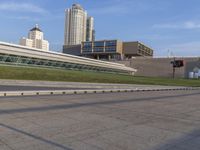 Downtown Milwaukee WI Skyline with Water Cityscape 002