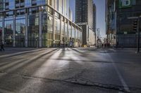 Downtown Montreal at Dawn: City Lights