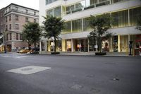 Downtown New York City: Architecture and Vibrant Storefronts