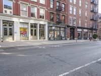 Downtown New York: The Road's Asphalt Under the Sun