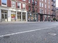 Downtown New York: The Road's Asphalt Under the Sun