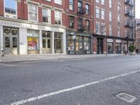 Downtown New York: The Road's Asphalt Under the Sun