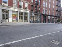 Downtown New York: The Road's Asphalt Under the Sun