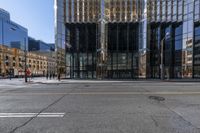 Downtown Toronto Building: Glass Facade and Urban Design