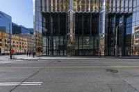 Downtown Toronto Building: Glass Facade and Urban Design