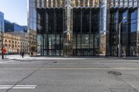 Downtown Toronto Building: Glass Facade and Urban Design