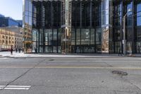 Downtown Toronto Building: Glass Facade and Urban Design