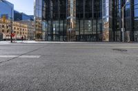 Downtown Toronto Building: Glass Facade and Urban Design