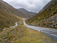 Dramatic Austrian Mountains under a Gloomy Sky