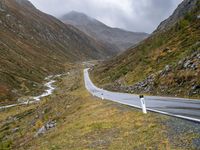 Dramatic Austrian Mountains under a Gloomy Sky