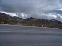 Dramatic Clouds Over an Austrian Mountain