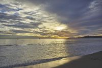Dramatic Dawn at Coastal Beach