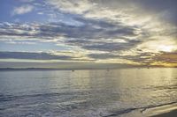Dramatic Dawn at Coastal Beach