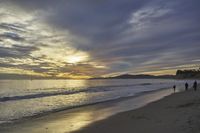 Dramatic Dawn at Coastal Beach