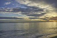 Dramatic Dawn at Coastal Beach