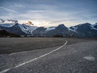 Dramatic Dawn Landscape: Mountain View in Austria