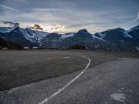 Dramatic Dawn Landscape: Mountain View in Austria