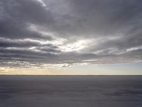 Dramatic Dawn on Salt Surface in Utah 002