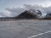 Dramatic Landscape in Austria: A Majestic Mountain Range