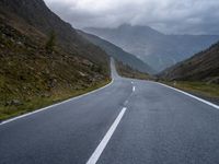 Dramatic Landscape: Gloomy Grey Sky in Austria