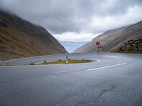 Dramatic Landscape: Mountain Road in Austria