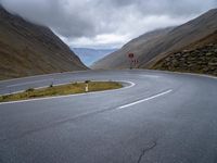 Dramatic Landscape: Mountain Road in Austria