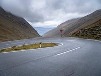 Dramatic Landscape: Mountain Road in Austria