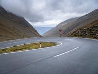 Dramatic Landscape: Mountain Road in Austria