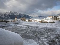 A Dramatic Overlook of the Alps in Switzerland