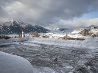 A Dramatic Overlook of the Alps in Switzerland