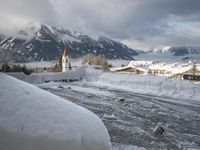 A Dramatic Overlook of the Alps in Switzerland