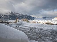A Dramatic Overlook of the Alps in Switzerland