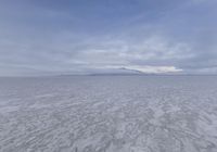 Dramatic Winter Landscape in Salt Lake City, Utah, USA