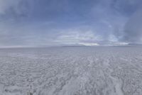 Dramatic Winter Landscape in Salt Lake City, Utah, USA