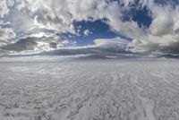 Dramatic Winter Landscape in Salt Lake City, Utah, USA